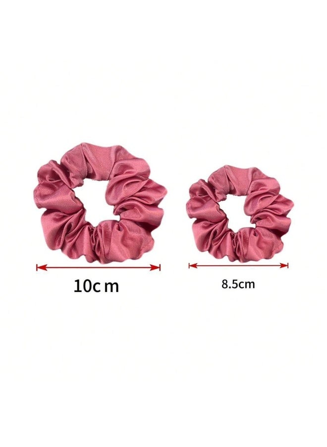 Joudi 12Pcs Scrunchies for Hair Sleep, Premium Satin Soft Than Silk for Women Curly Hair, Cute Bands Ties for Girls Thin | Thick Hair Styling - Image 5